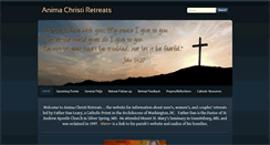 Desktop Screenshot of animachristiretreats.org